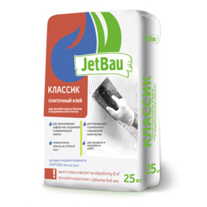 Клей плиточный Классик JetBau, мешок 25 кг