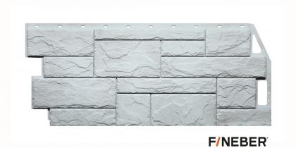Фасадные панели FineBer «Камень природный» жемчужный 1085*447 мм 