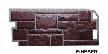 Фасадная панель FineBer «Камень»  коричневый 1137*470 мм