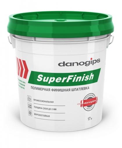Шпатлевка готовая Danogips SuperFinish 28кг, 17л